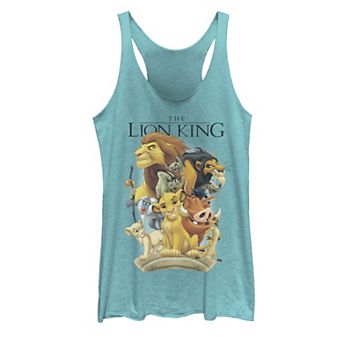 Juniors' Disney's The Lion King Pride Land Characters Tank Top