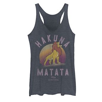 Juniors' Disney's The Lion King Simba Hakuna Matata Tank Top