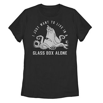 Juniors' Disney/Pixar Finding Dory Hank Glass Box Tee