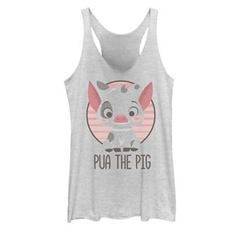 Juniors' Disney's Moana Pua The Pig Tank Top
