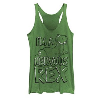 Juniors' Disney/Pixar Toy Story Nervous Rex Tank Top