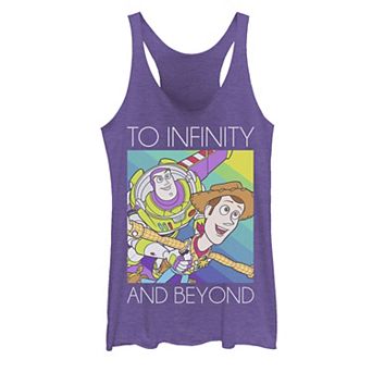 Juniors' Disney/Pixar Toy Story 4 Buzz & Woody To Infinity and Beyond Tank Top