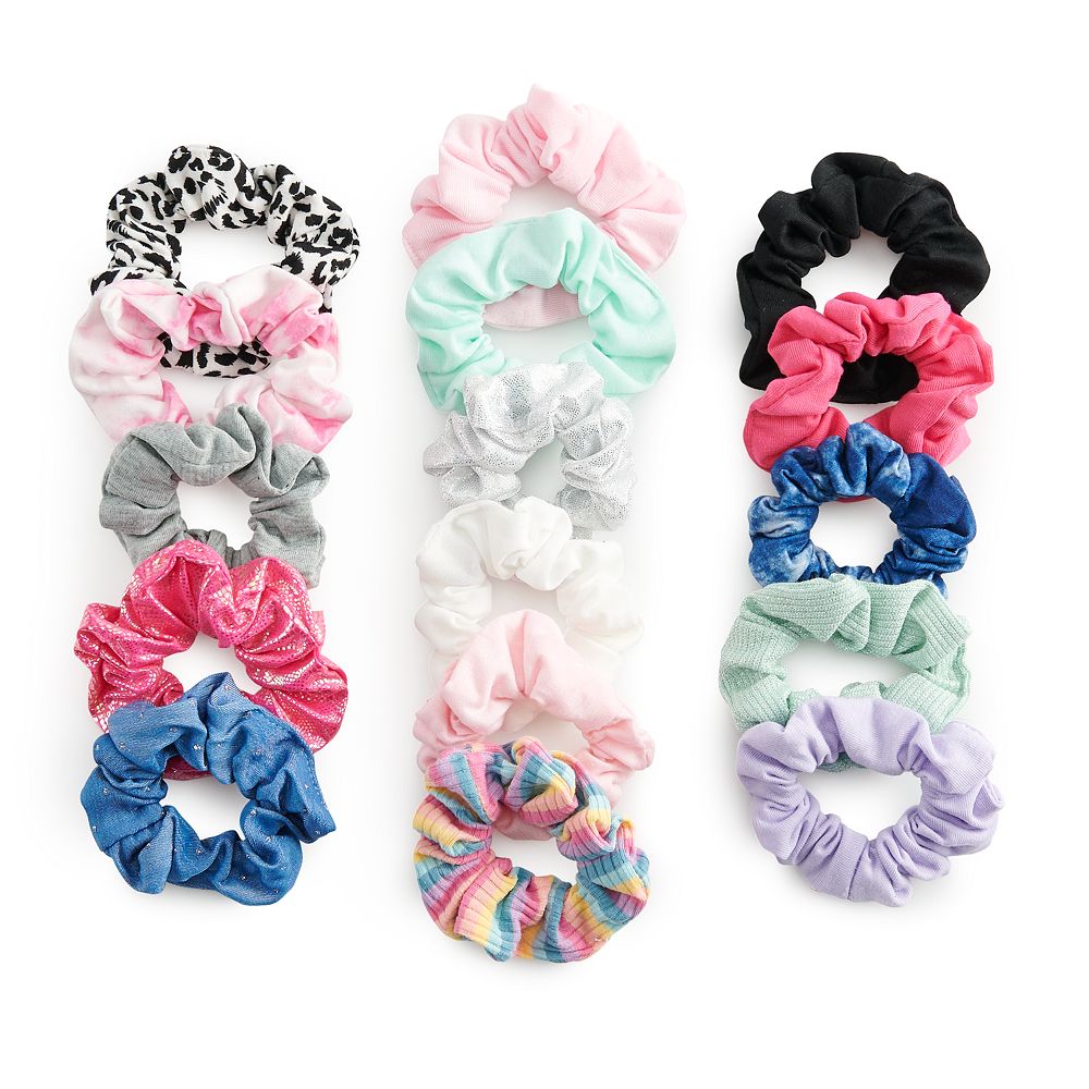 Girls Elli by Capelli 16-pack Mixed Scrunchie Set