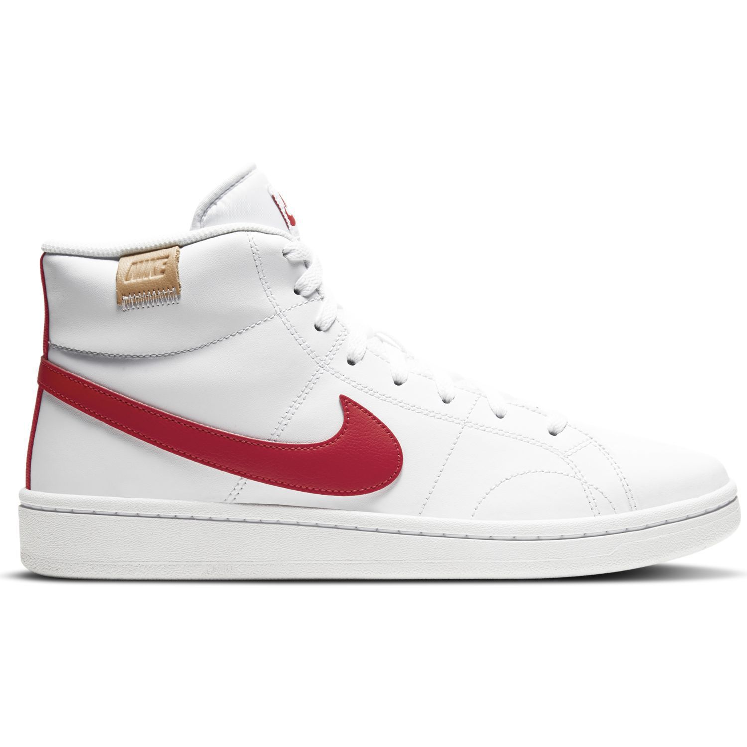 red nike court shoes