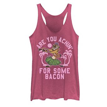 Juniors' Disney's The Lion King Timon Achin' for Bacon Tank Top
