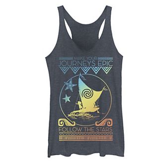 Disney's Moana Juniors' Epic Journeys Rainbow Gradient Tank Top