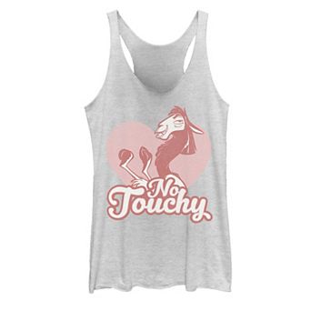 Juniors' Disney's Emperor's New Groove Kuzco No Touchy Tank Top