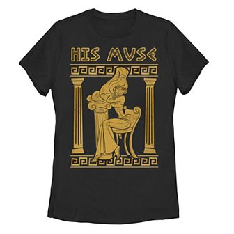 Juniors' Disney's Hercules Valentine's Day Megara His Muse Tee