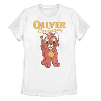 Juniors' Disney's Oliver & Company Movie Portrait Tee