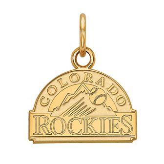 LogoArt 10k Yellow Gold Colorado Rockies Extra-Small Pendant
