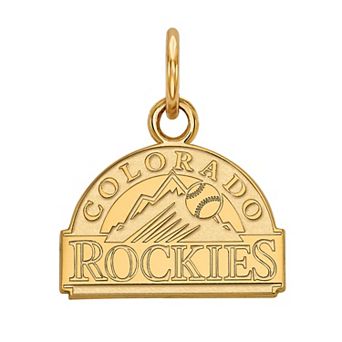 LogoArt 14k Yellow Gold Colorado Rockies Extra Small Pendant