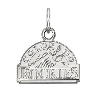 LogoArt 14k White Gold Colorado Rockies Extra-Small Pendant