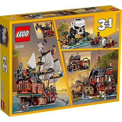 LEGO Creator 3in1 Pirate Ship 31109 Building Kit (1,260 Pieces)