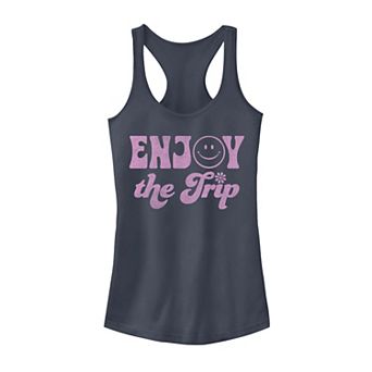Juniors' Enjoy The Trip Retro Tank Top