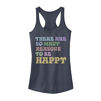 Juniors' There Are So Many Reasons To Be Happy Tank Top