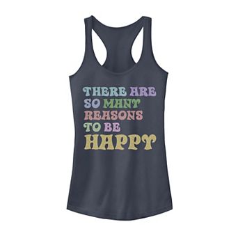 Juniors' There Are So Many Reasons To Be Happy Tank Top