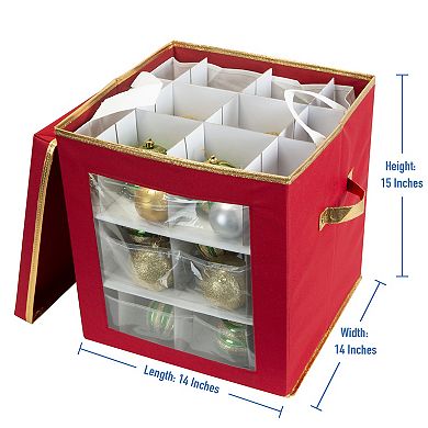Simplify 27 Count Large Ornament Storage Box