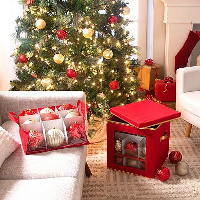 Simplify 27 Count Large Ornament Storage Box
