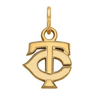 LogoArt Sterling Silver Minnesota Twins Extra-Small Pendant