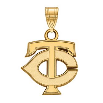 LogoArt Sterling Silver Minnesota Twins Small Pendant