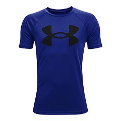 Under Armour Big Boys 8-20 Short Sleeve Drift Tide Fish Shirt - S