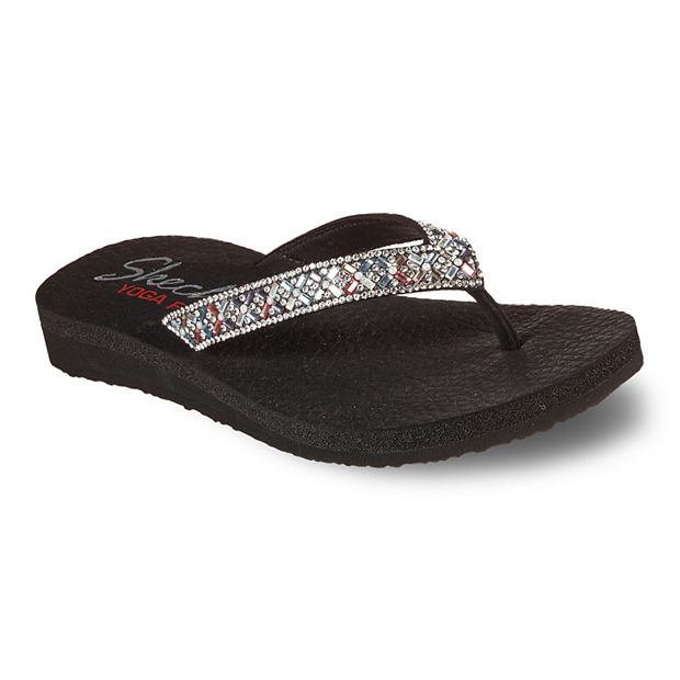 Skechers Womens Meditation Ocean Flip Flops