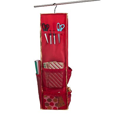 Simplify Hanging Holiday Gift Wrap Organizer