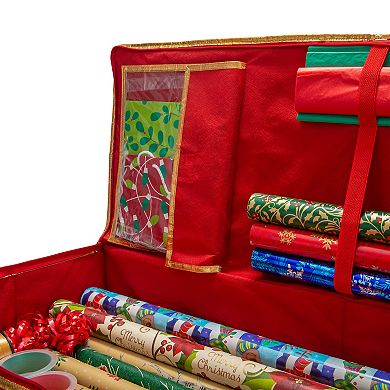 Simplify Holiday Gift Wrap Storage Tote