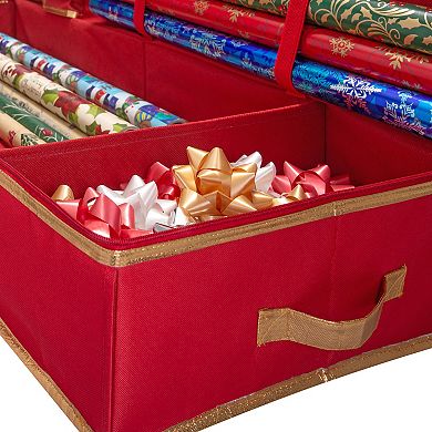 Simplify Holiday Gift Wrap Storage Tote