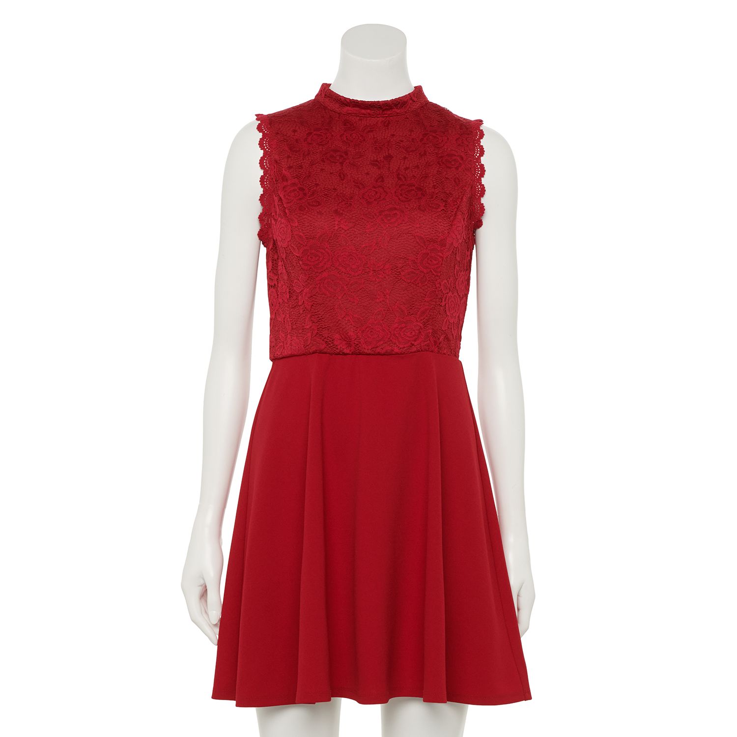 red skater dresses for juniors