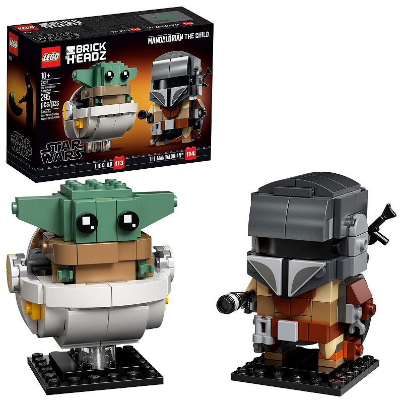 LEGO BrickHeadz Star Wars The Mandalorian & The Child 75317 Building Kit (2