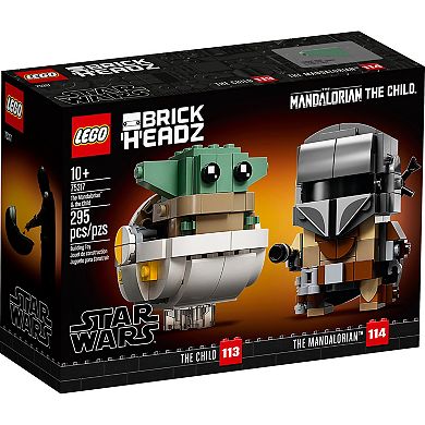 LEGO BrickHeadz Star Wars The Mandalorian & The Child 75317 Building Kit (295 Pieces)