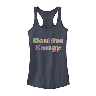 Juniors' Positive Energy Retro Graphic Tank Top