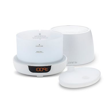 iHome AROMADREAM Aromatherapy Essential Oil Diffuser Alarm Clock with Sound Therapy