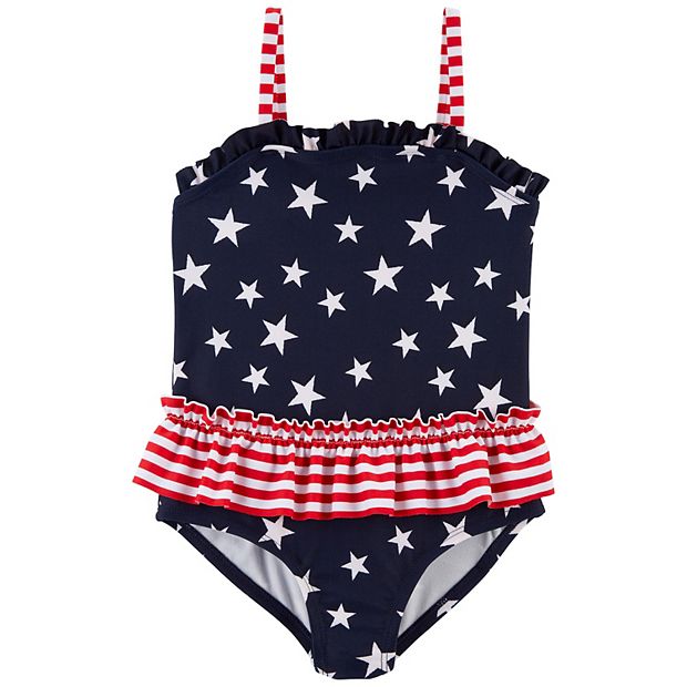 Stars And Stripes Women's American Flag One Piece Swimsuit