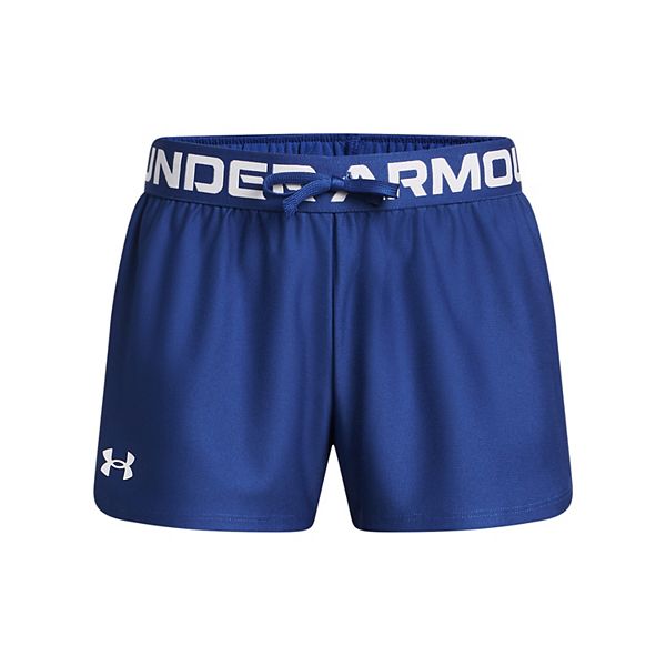 Girls 7-20 Under Armour Play Up Solid Shorts - Blue (X LARGE)