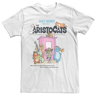 Disney's The Aristocats Group Shot Classic Poster Men's Tee