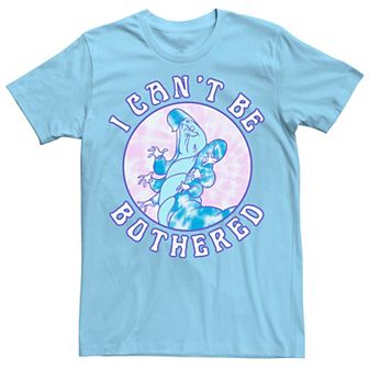 Disney's Alice In Wonderland Caterpillar Men's "I Can't Be Bothered" Tee