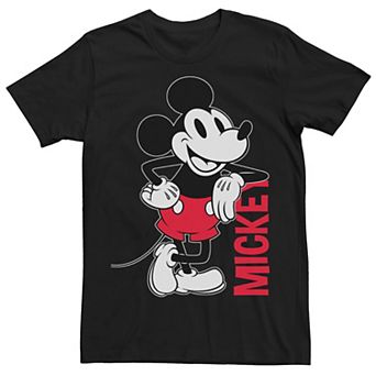 Disney's Mickey Mouse Men's Vintage Mickey Outline Tee