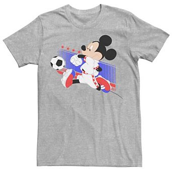 Disney's Mickey Mouse Croatia Soccer Uniform Portrait Men's Tee