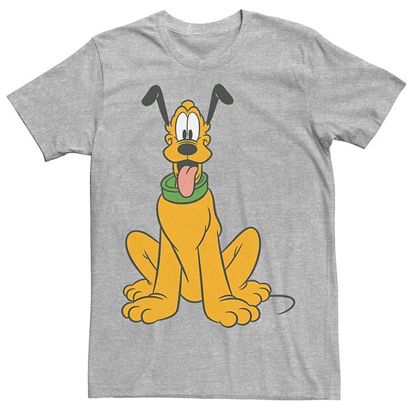 Men S Disney Mickey Mouse Pluto The Dog Portrait Tee