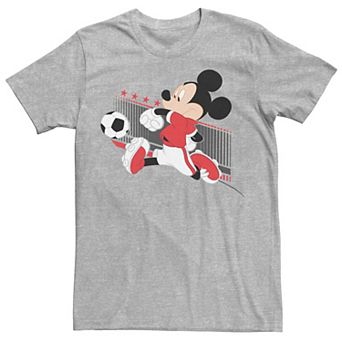 Disney's Mickey Mouse Denmark Soccer Uniform Portrait Men's Tee