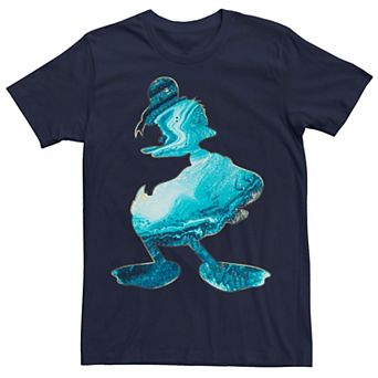 Disney's Donald Duck Paint Pour Portrait Men's Tee