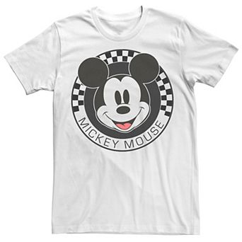 Disney's Mickey & Friends Mickey Mouse Checkerboard Circle Men's Tee