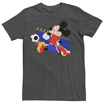 Disney's Mickey Mouse Spain Soccer Uniform Portrait Men's Tee
