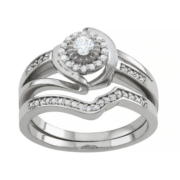 Kohl's wedding on sale ring sets