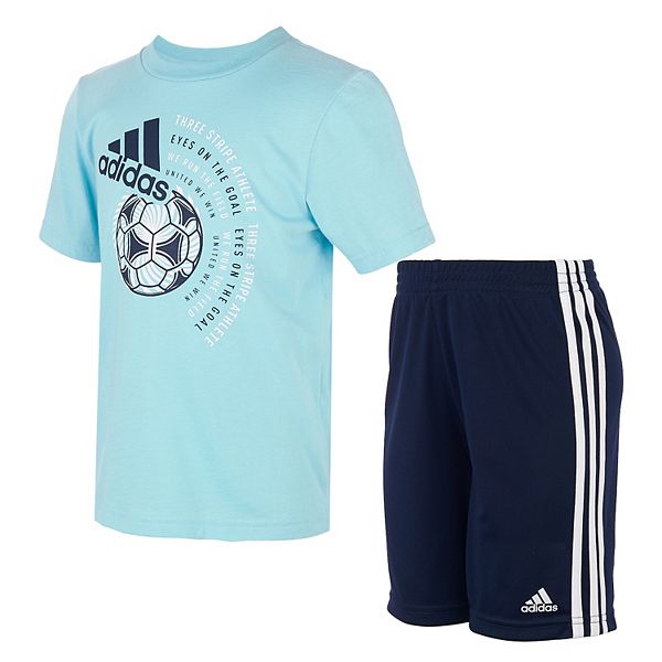 træk uld over øjnene vejledning Forgænger Boys 4-7 adidas Sports Graphic Tee & Shorts Set