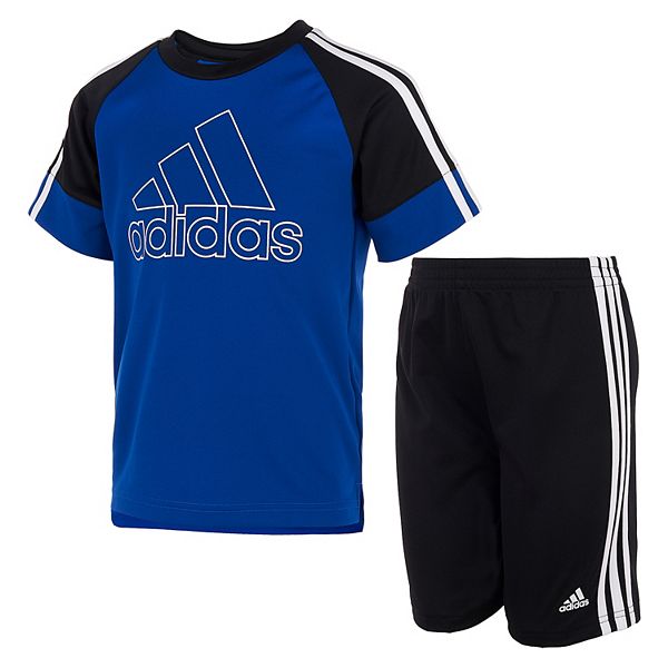 Boys 4-7 adidas Goals Raglan Tee & Shorts Set Boys 4-7 adidas Goals Raglan Tee & Shorts Set
