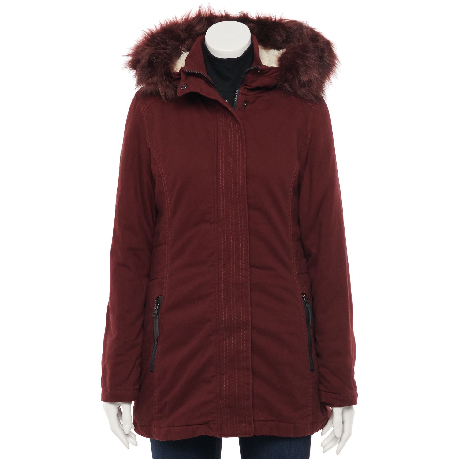 womens canvas jacket with hood