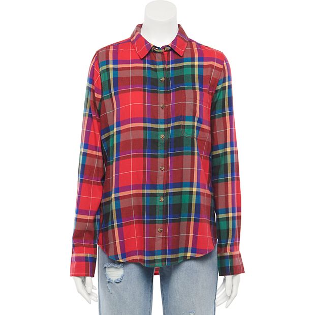 juniors flannel shirts